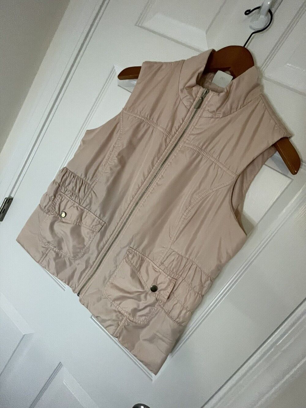 Zenergy By Chico's Sz 0 Vest Jacket  Pink Zip